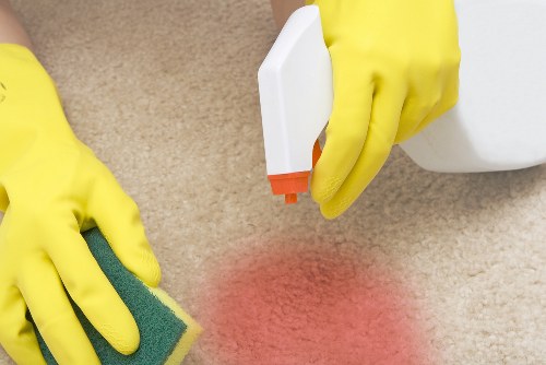 Professional end of tenancy cleaning in a Watford apartment kitchen