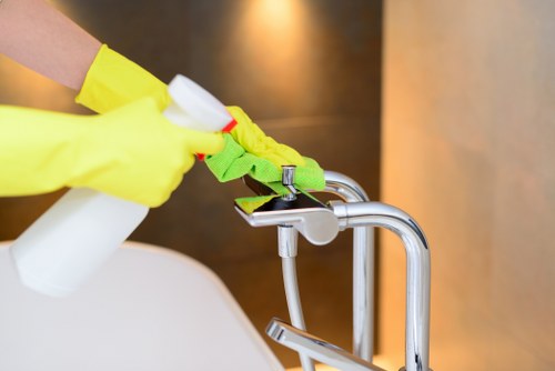 Professional stain removal for a carpet in a Watford home