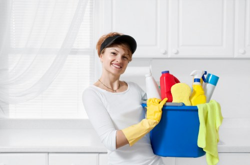 Professional deep cleaning team working in Watford