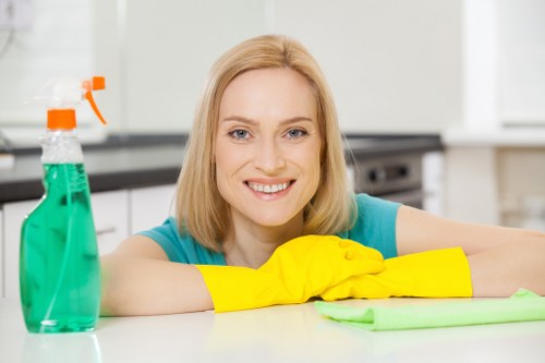 Well-maintained commercial interior representing business cleaning in Watford