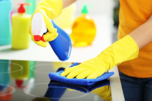 Washroom and communal area cleaning in a Watford workplace