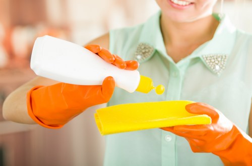 After builders cleaning service for a Watford home renovation