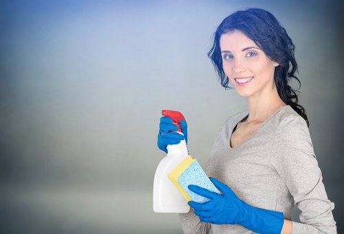 Detailed kitchen and bathroom cleaning in a Watford move-in service